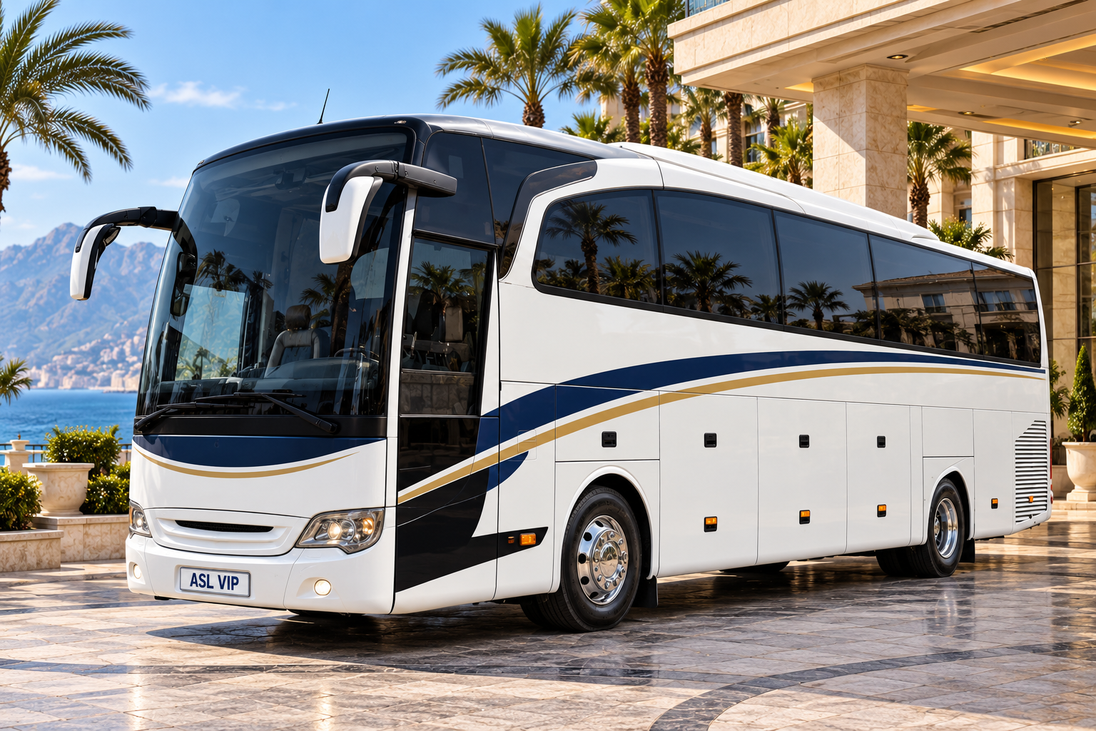 VIP bus for up to 45 passengers