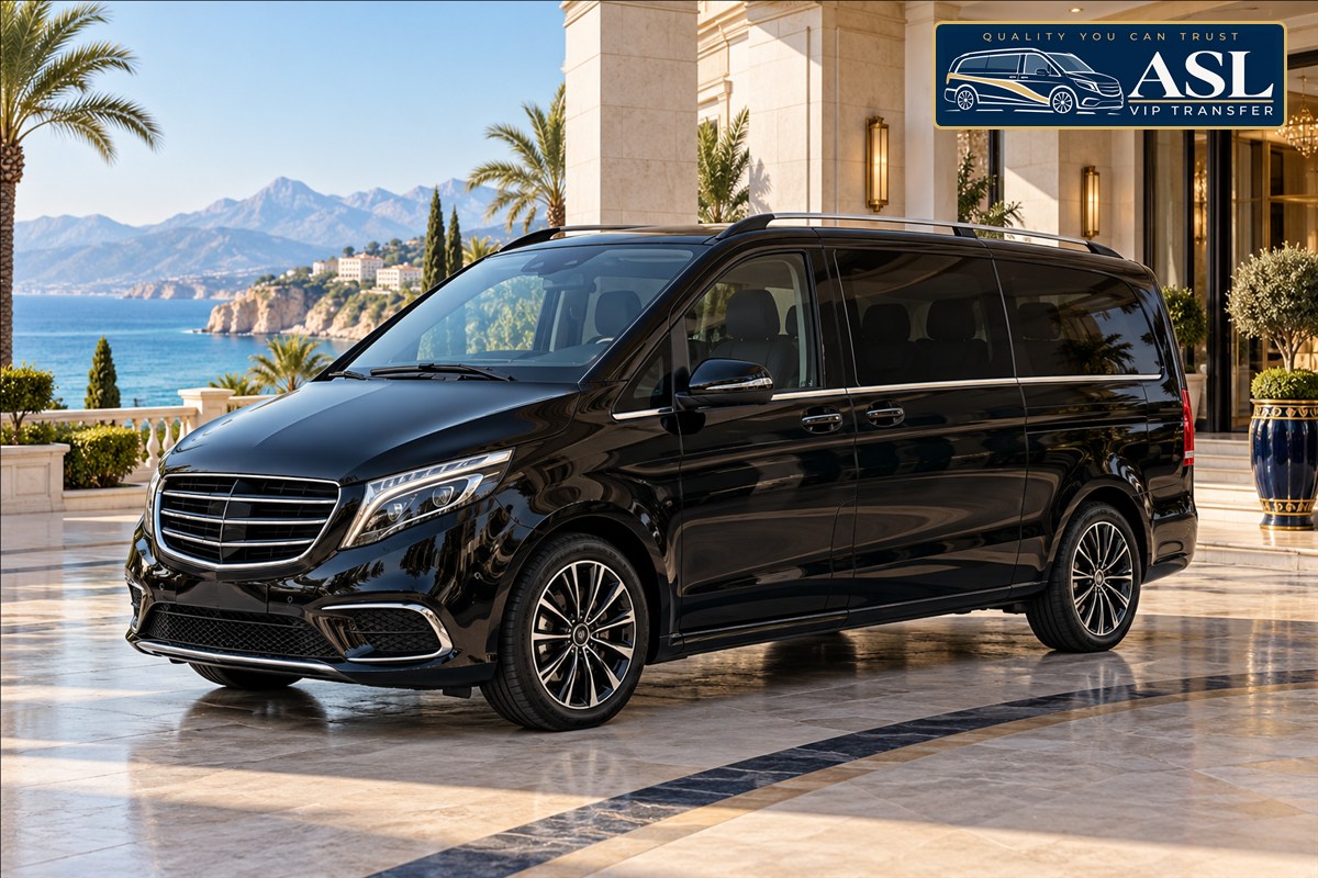 Mercedes Vito VIP transfer vehicle for Antalya Airport transfers